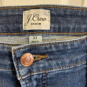 JCrew Curvy Toothpick Size 33